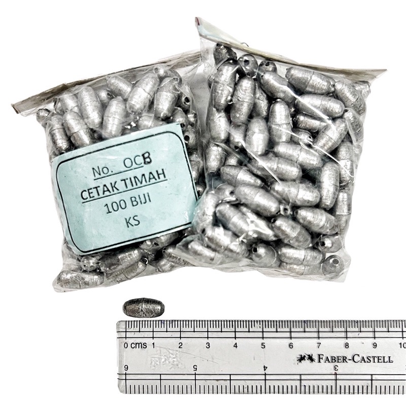 Jual Timah | Timbel | Pemberat Mancing OC BESAR | 4 GRAM (Per 1 Biji ...