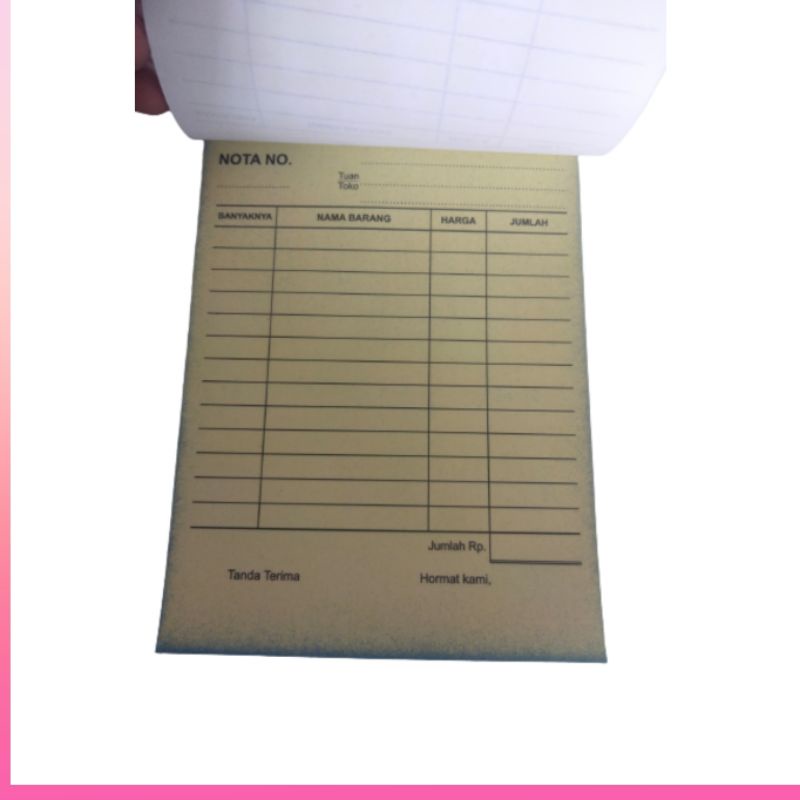 Jual Buku Nota Kontan / Bon 2 rangkap / note / Nota kontan /book ...