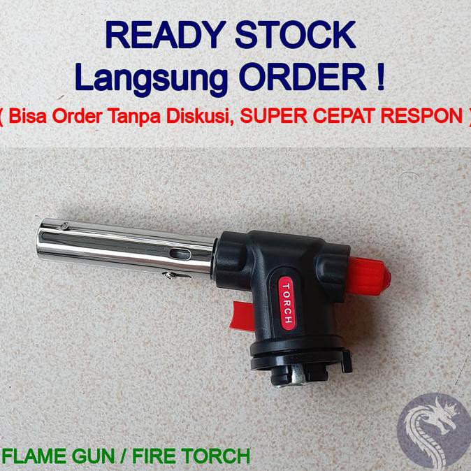 Jual Kepala Gas Portable Pematik Api Fire Torch Flame Gun Las Sushi Keju Shopee Indonesia