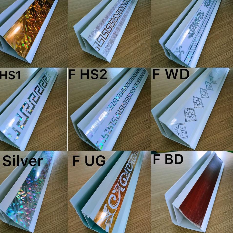 Jual Mall List Plafon PVC Premium Aneka Motif Harga Permeter ♥ | Shopee ...