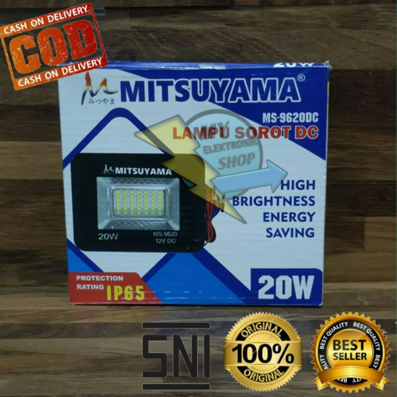 Jual Lampu Sorot Aki Dc W W W W Lampu Sorot Aki Mitsuyama Lampu Tembak V Smd Ip