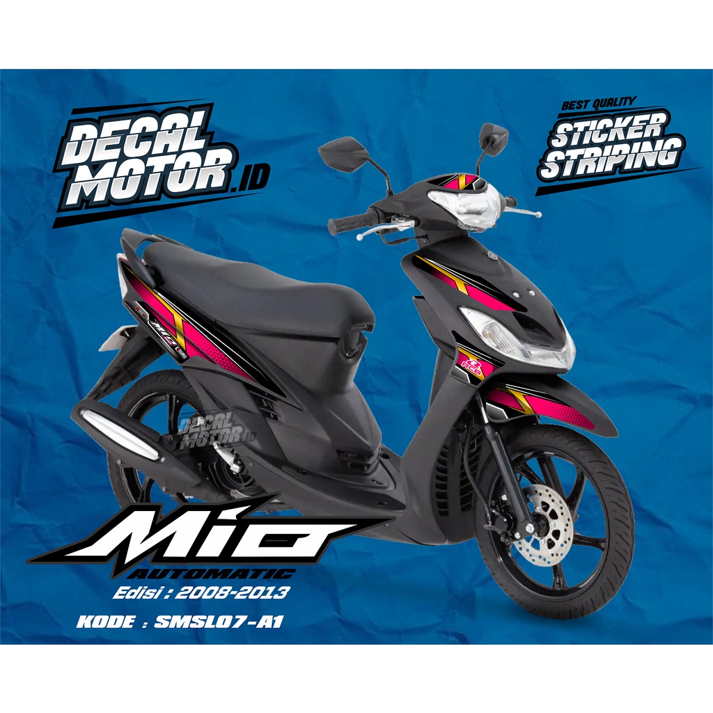 Jual sticker stripping mio yamaha-mio smile-sticker-SMSL07 | Shopee ...