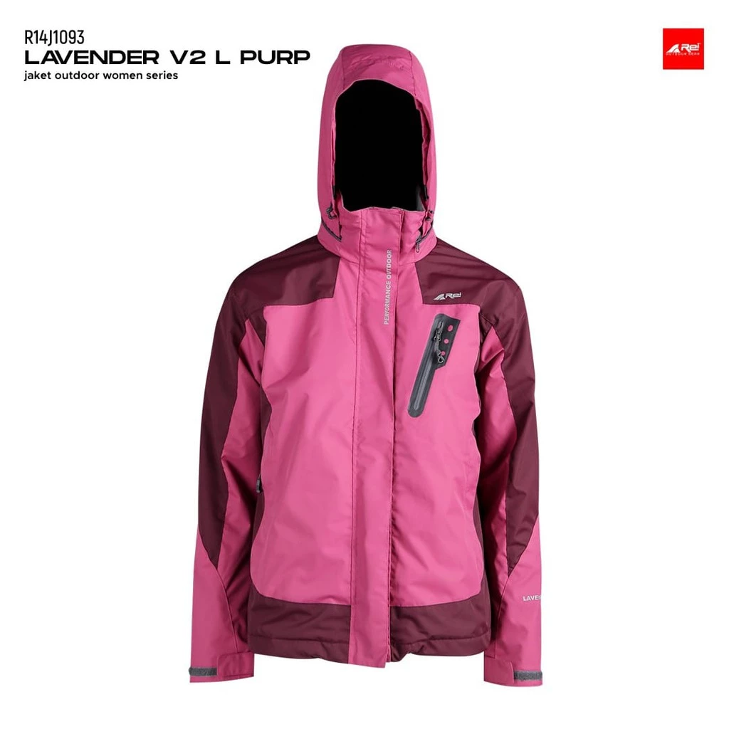 Jaket Gunung Wanita Lavender V2 Arei Outdoorgear