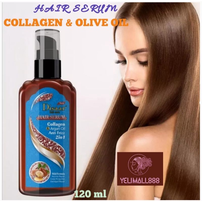 Jual DISAAR Keratin Hair Treatment Serum Rambut Collagen & Olive Oil ...