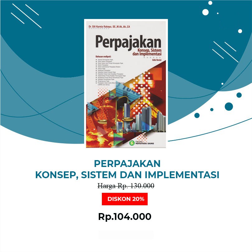 Jual Buku Perpajakan Konsep Sistem Dan Aplikasi Edisi Revisi Shopee