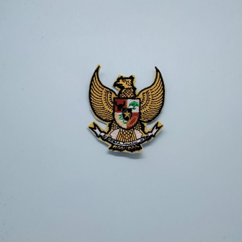 Jual LOGO GARUDA LAMBANG EMBLEM PATCH BET BORDIR BADGE COSTUM BORDIR Shopee Indonesia