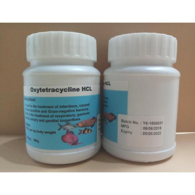 Jual Oxytetracycline Hcl Obat Ikan Binatang Hewan Tetra Cycline Gram Shopee Indonesia