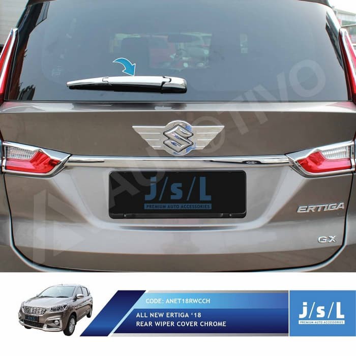 Jual Aksesoris Mobil All New Ertiga Jsl Cover Wiper Belakang Chrome Shopee Indonesia