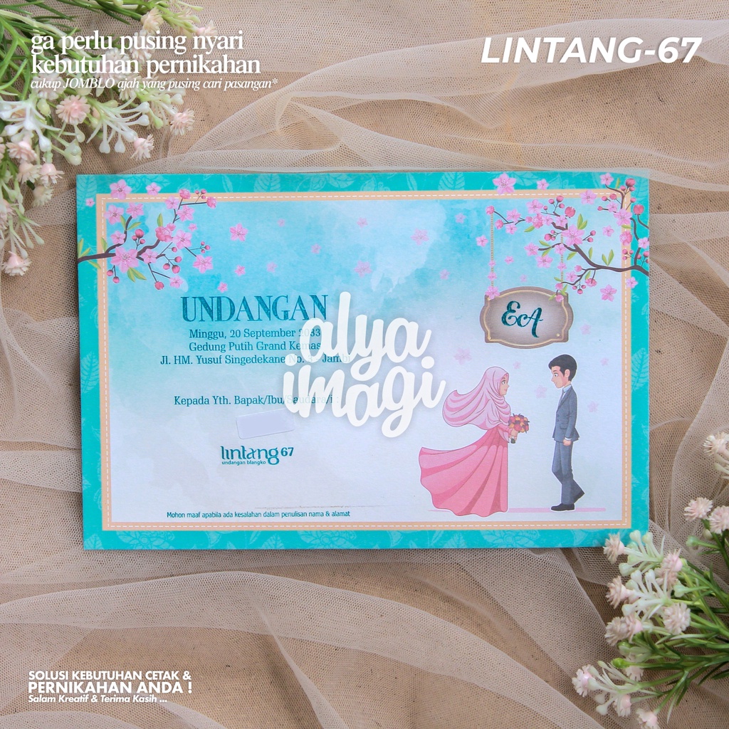 Jual Cetak Undangan Pernikahan Murah Undangan Nikah Elegan Softcover