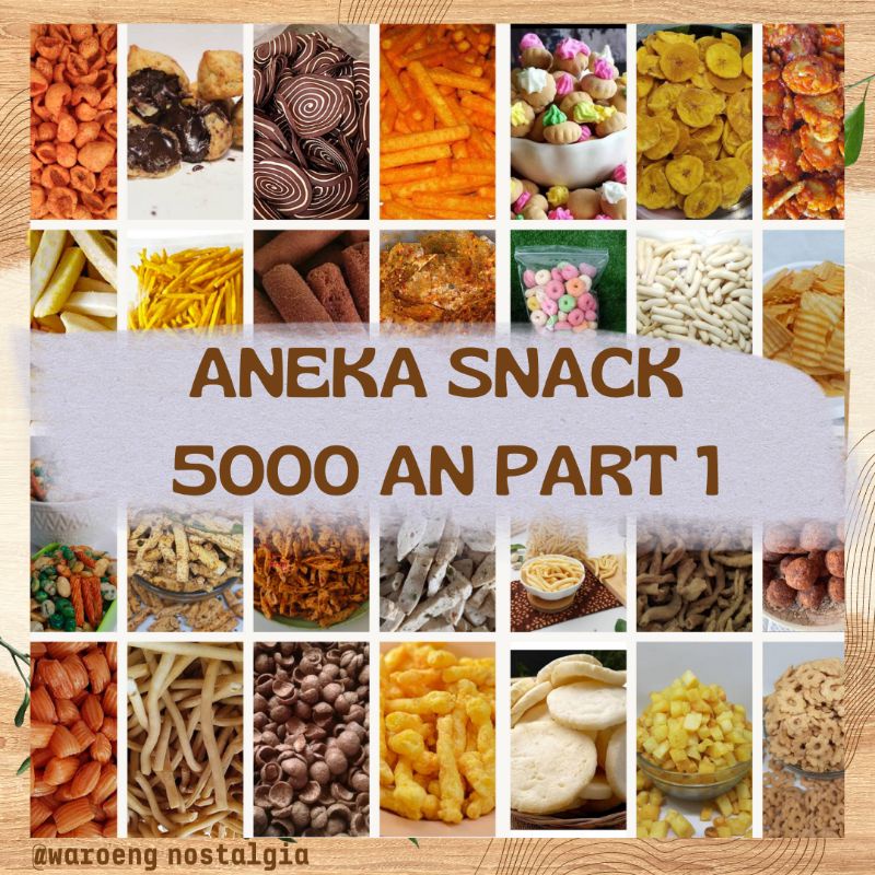 Jual Aneka Snack Serba 5000 / Bebas Pilih / Camilan / Snack Murah ...