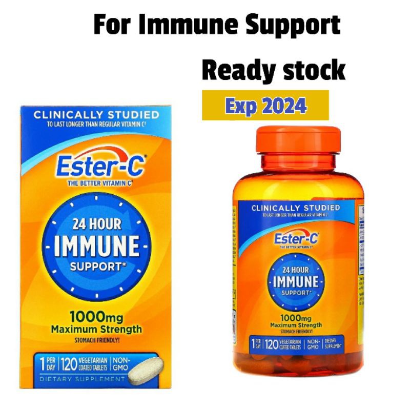 Jual Ester C Immune Support Product USA Original isi 120 tablet Exp 10