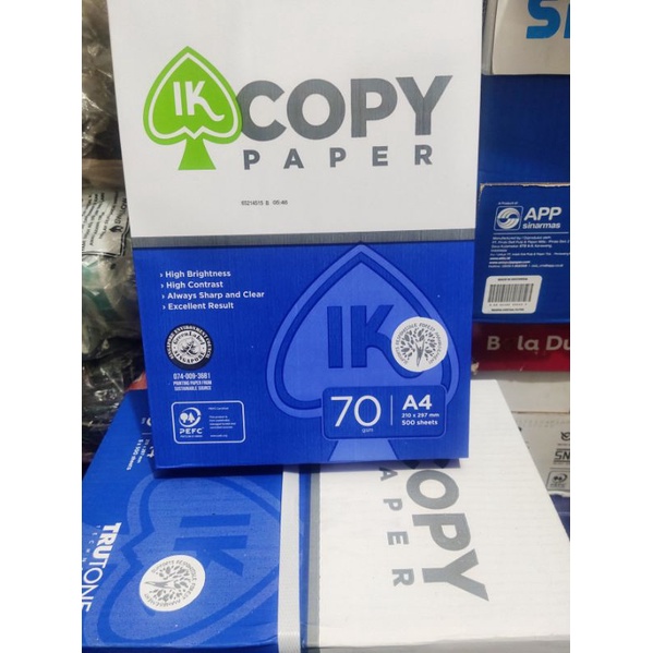 Jual Kertas Hvs A4 70gr Copy Paper 1 Rim Ojek Shopee Indonesia