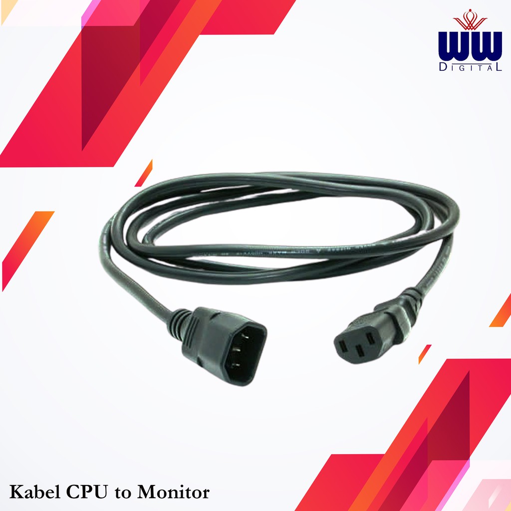 Jual Kabel Power CPU to Monitor | Shopee Indonesia