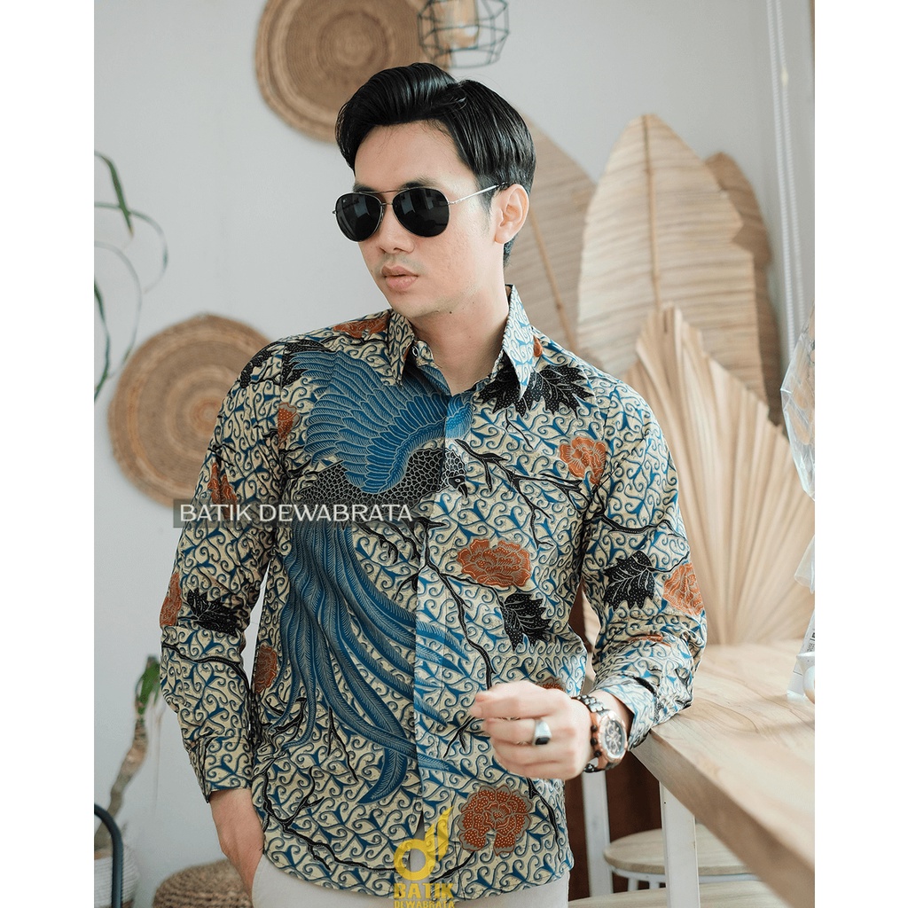 Jual Batik Slimfit Baju Batik Pria Modern Slimfit Batik Pria Lengan ...