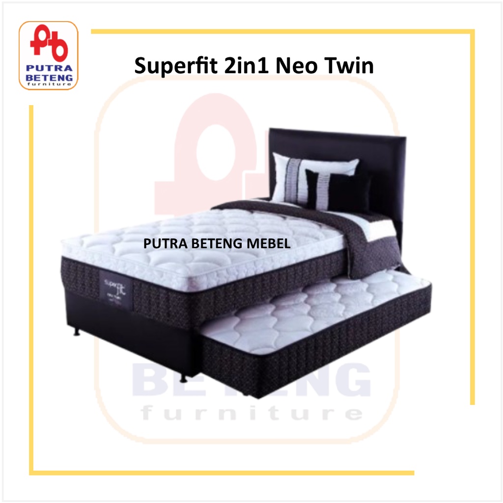 Jual Springbed 2in1 Superfit Neo Twin HB Anna 90 100 120 Jogja | Shopee ...