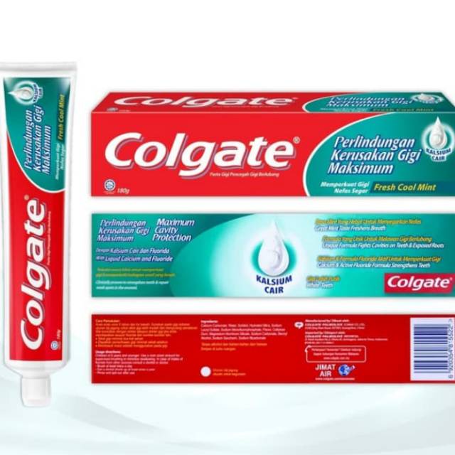 Jual Colgate pasta gigi 180gr / Colgate 180 gr | Shopee Indonesia