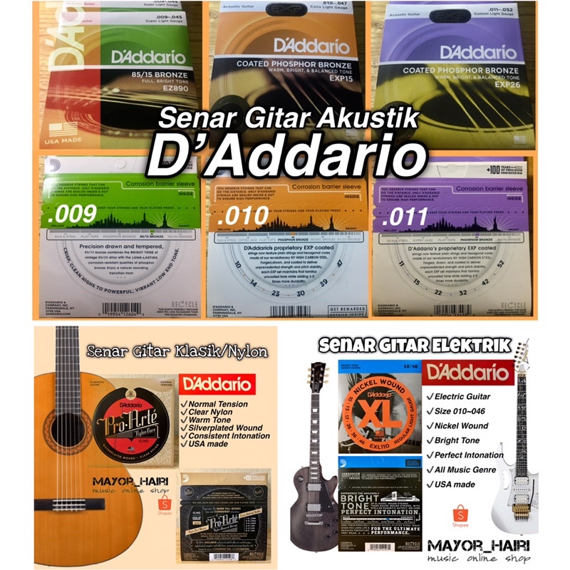 Jual Senar Gitar Terlengkap Harga Terbaru April 2026 Shopee Indonesia