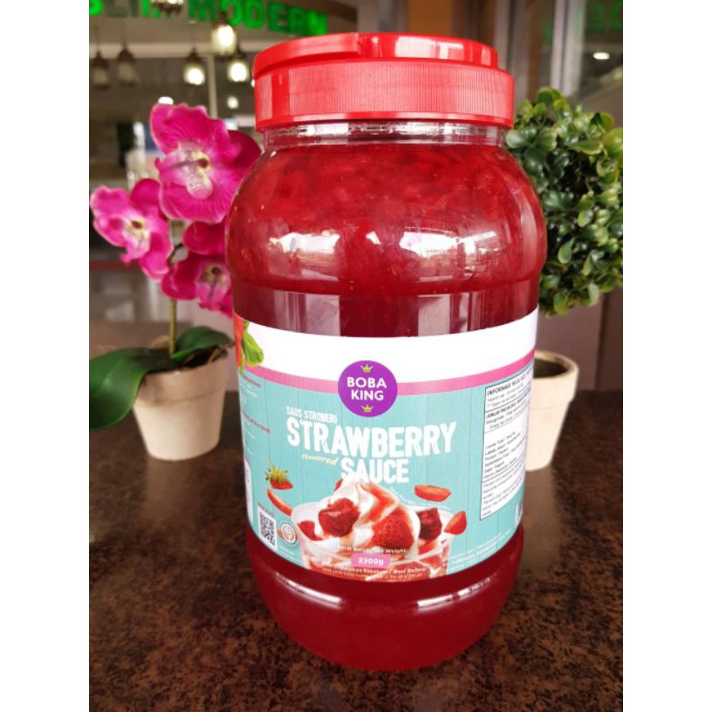 Jual Strawberry Jam / Selai Strawberry / Strawberry Sauce Merk Boba ...