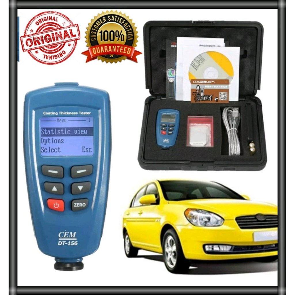 Jual DT156 Paint Coating Thickness Gauge CEM Instruments Meter Tester