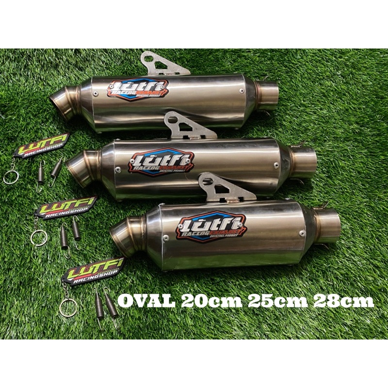 Jual Slincer Trioval 20cm 25cm 28cm 30cm Original Lutfi racing exhaust ...