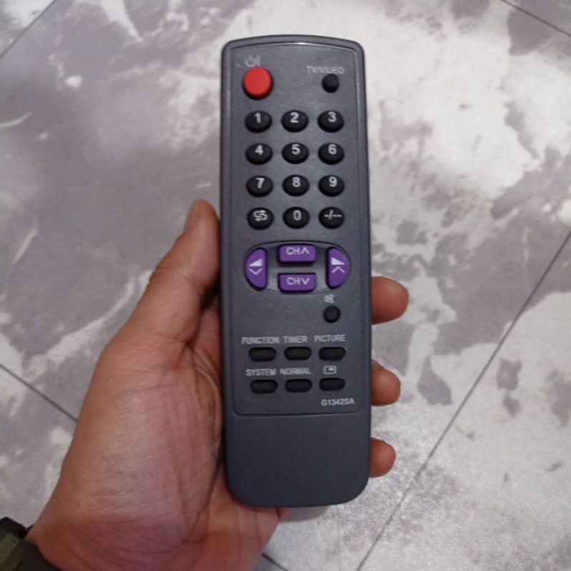 Jual ( BONUS 2 BATERAI ) REMOTE TV SHARP TABUNG GA1342SA ( Tanpa