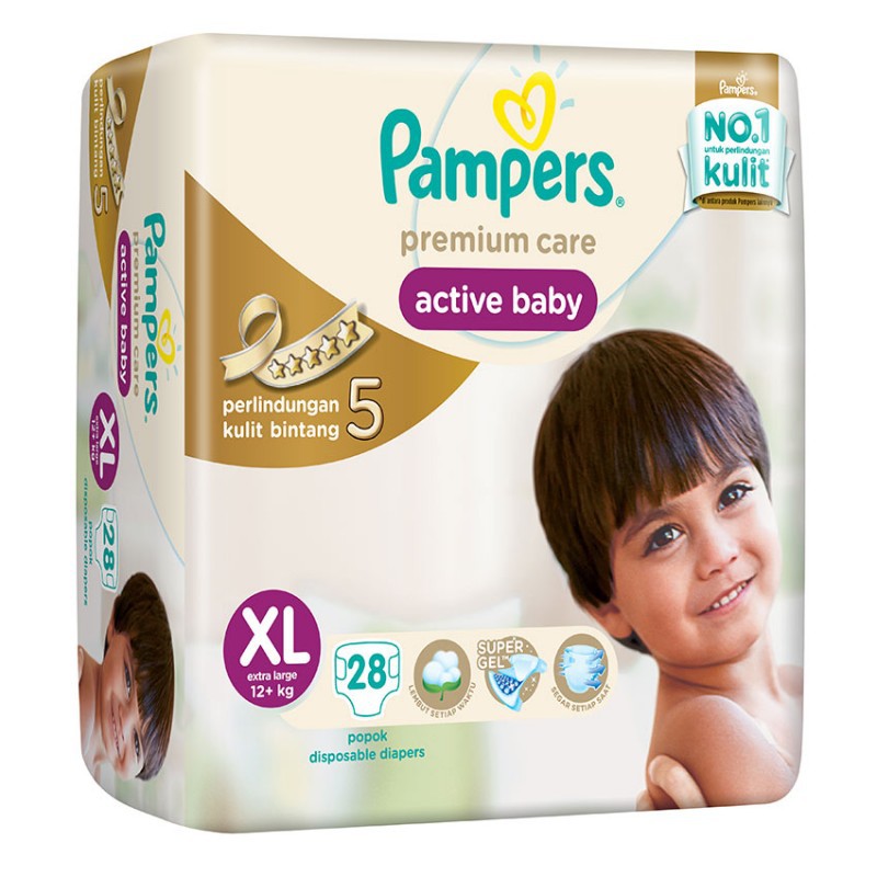 Jual Pampers Premium Care XL 28 Tape | Shopee Indonesia