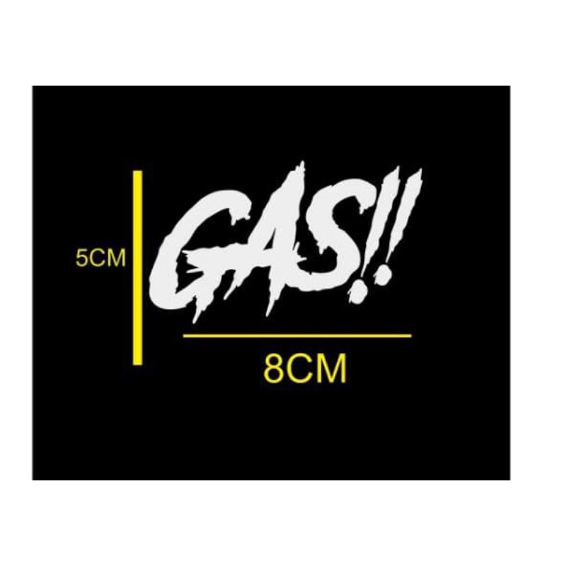 Jual stiker gas! viral | Shopee Indonesia