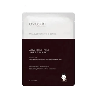 Jual avoskin miraculous refining aha-bha-pha sheet mask Harga Terbaik ...
