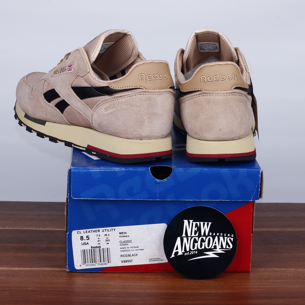 Jual Sepatu Classic Leather Suede Brown Grey Rice Black | Shopee Indonesia