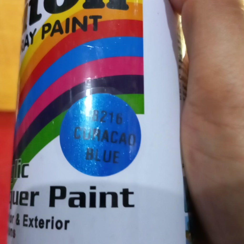 Jual Diton Standart Curacao Blue 8216 - Biru Metallic - Cat Semprot 300 ...