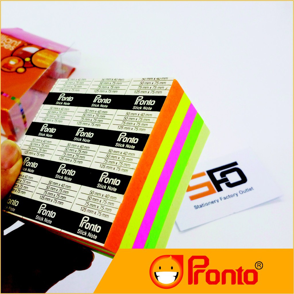 Jual Brilliant Cubes Pronto / Sticky Notes Pronto 75mm x 75mm 5.0 6 ...