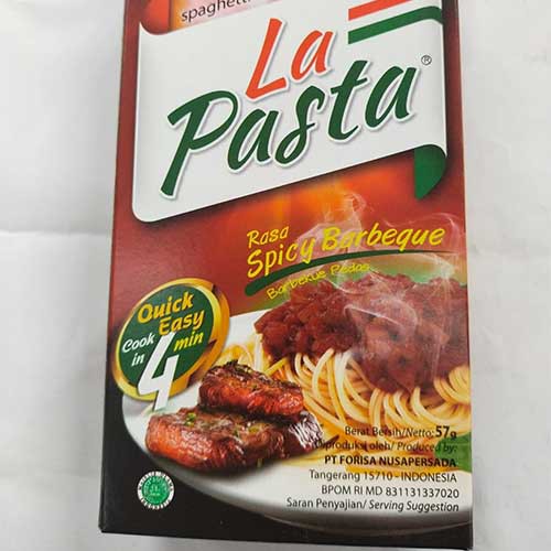Jual La Pasta Rasa Spicy Barbeque (Cook in 4 min) | Shopee Indonesia