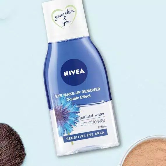 Jual Nivea Double Effect Eye Make Up Remover 125ml Shopee Indonesia
