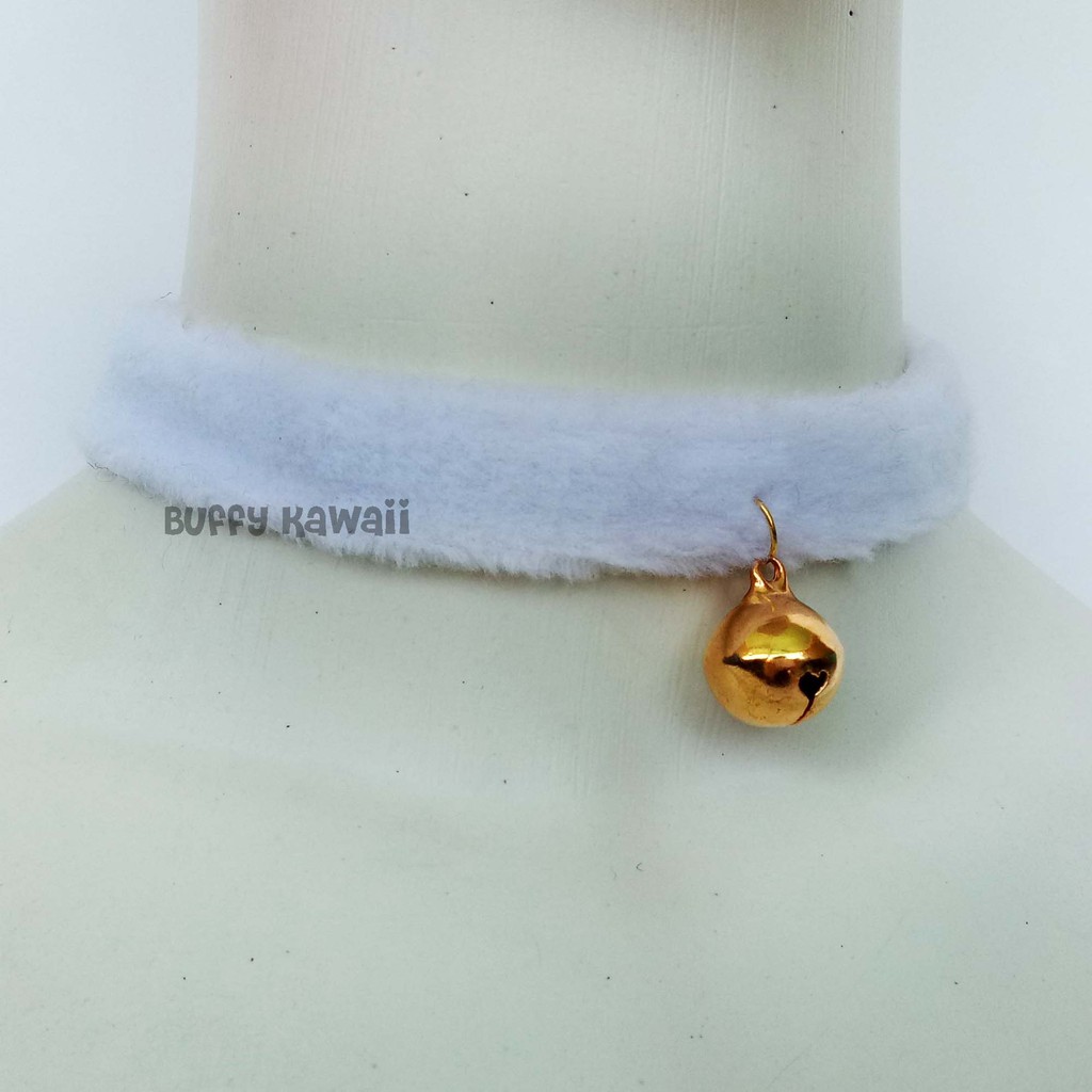 Jual Chocker lonceng bulat golden bell cosplay neko halloween kawaii ...