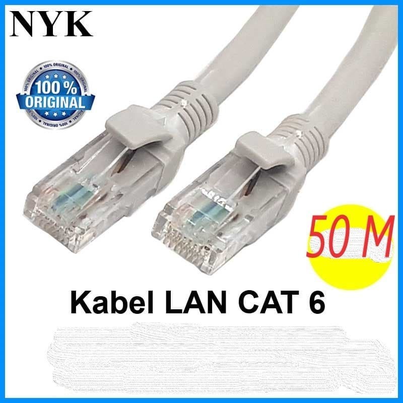 Jual Nyk Cable Lan Cat M Nyk Kabel Lan Cat Meter Shopee