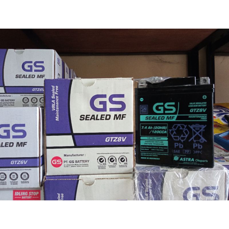 Jual AKI MOTOR R25 MT25 XMAX 250 AKI GS ASTRA GTZ8V ORIGINAL | Shopee
