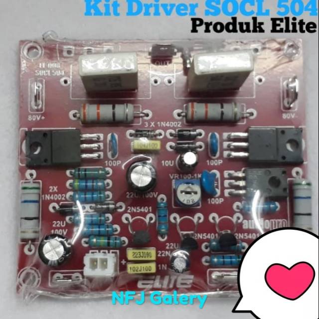 Jual Karakter driver socl 504 Kit Driver SOCL 504 Power Amplifier