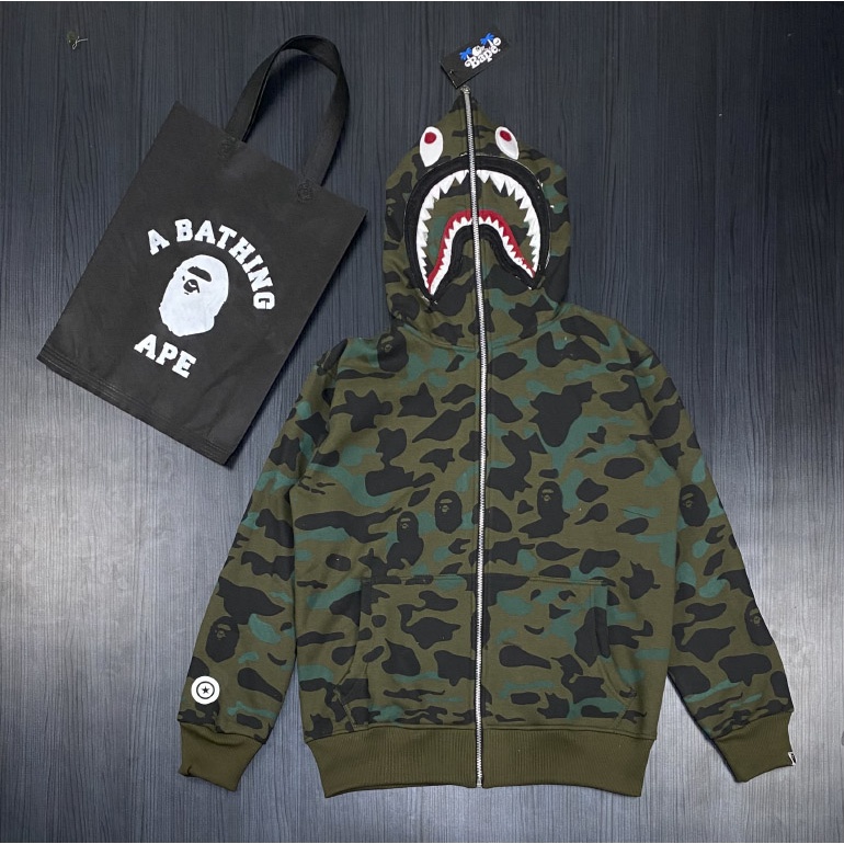 Jaket bape shark original clearance