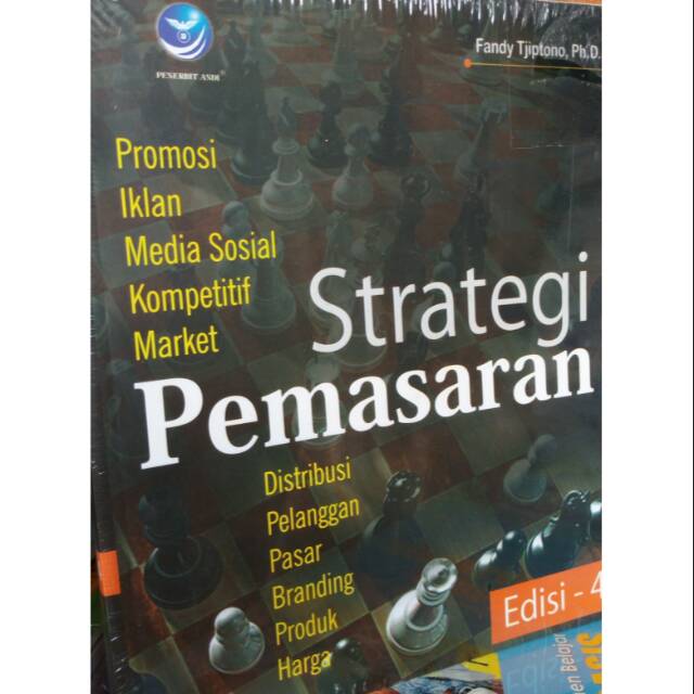Jual Strategi pemasaran edisi 4 fandy penerbit andi ASLI | Shopee Indonesia