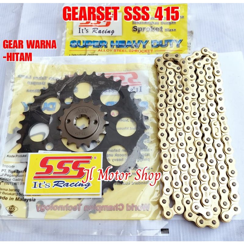 Jual Ninja Gear Set Gir Set Sss Tipis Kr Krr Ninja R Rr Ss Rantai Gold Gear