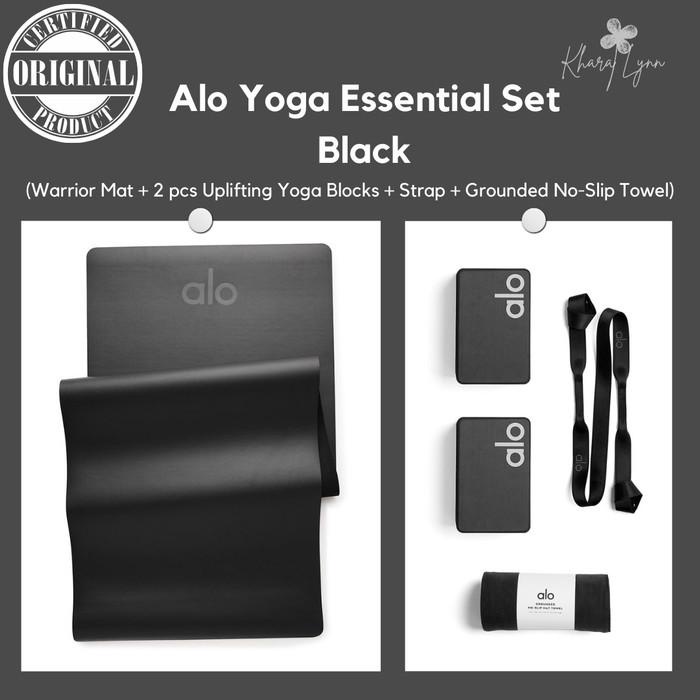 Jual Alo Yoga Essential Set / Bundling Set (Warrior Mat +Strap+Block+Towel) Shopee Indonesia