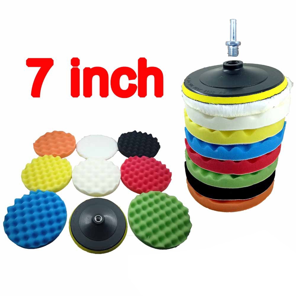 Jual Busa Wool Poles Set Inch Buffing Polishing Foam Pad M Adaptor