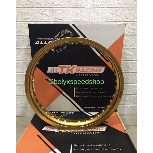 Jual Velg Tk Racing/ Tk Japan Gold 215 ring 17 | Shopee Indonesia