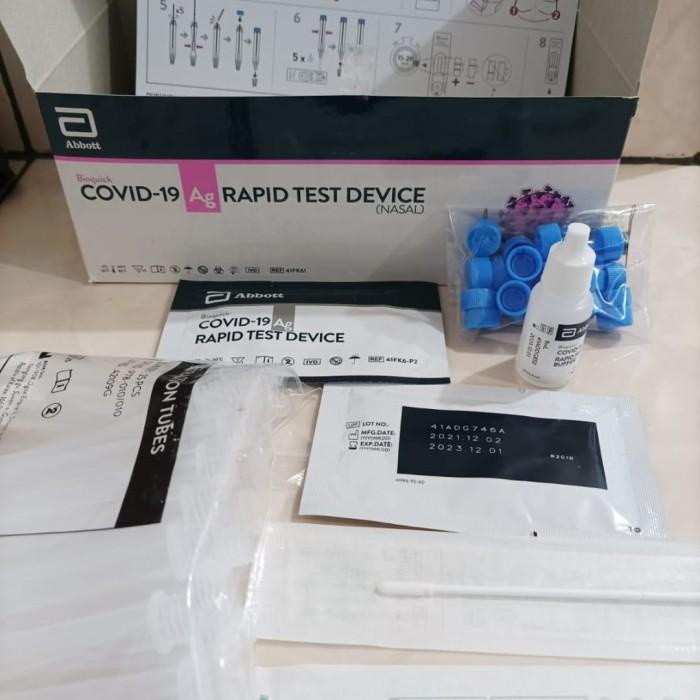 Jual Antigen Abott Antigen Nasal Bioquick Ecer 1 Set (Pcs) Exp 2023