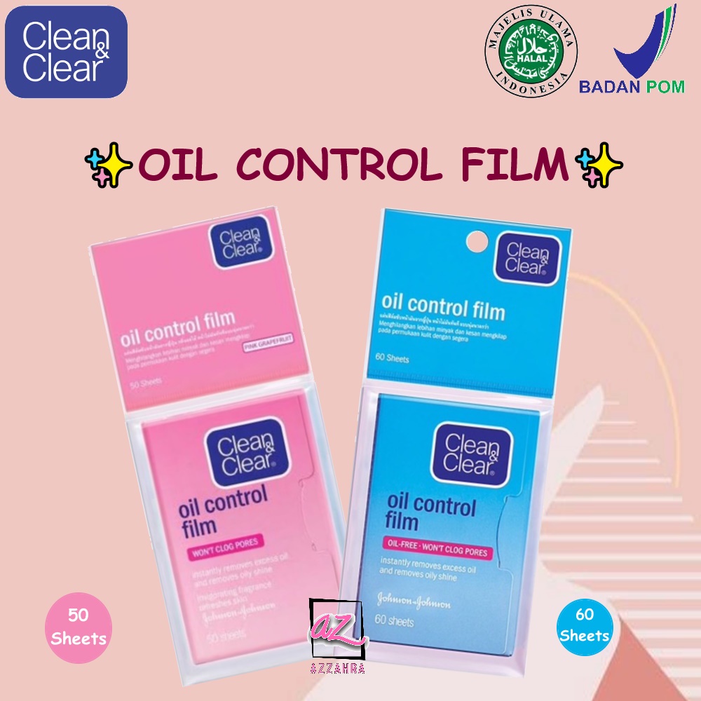 Jual Clean & Clear Oil Control Film Face Paper [Kertas Minyak Wajah ...