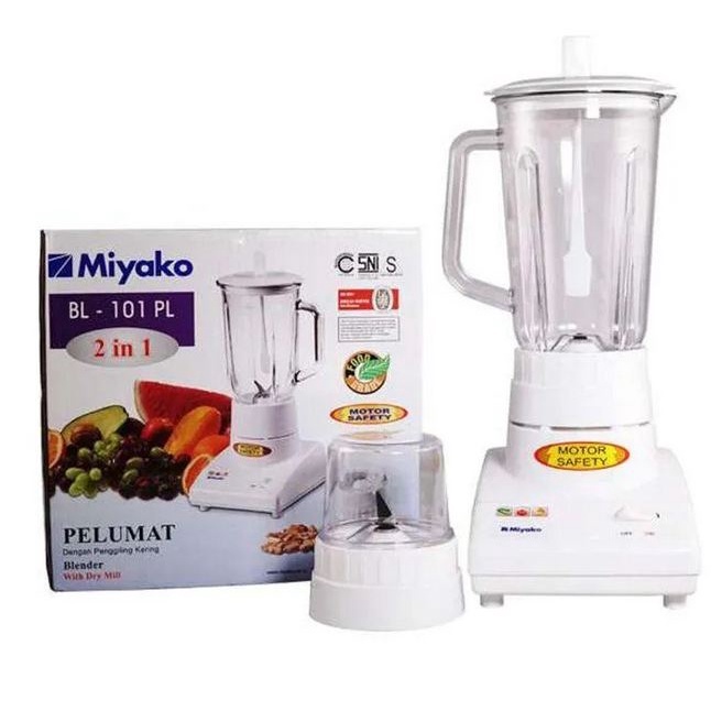 Jual Blender Miyako BL101-PL / Blender Miyako BL101PL Plastik 2 In 1 ...