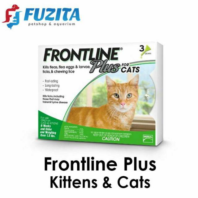 Jual Frontline Plus for Kitten and Cats/Obat Kutu Kucing | Shopee Indonesia