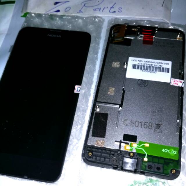 Jual LCD (1set Touchscreen Frame) NOKIA Lumia 630 (RM-976/RM-977/RM-978 ...