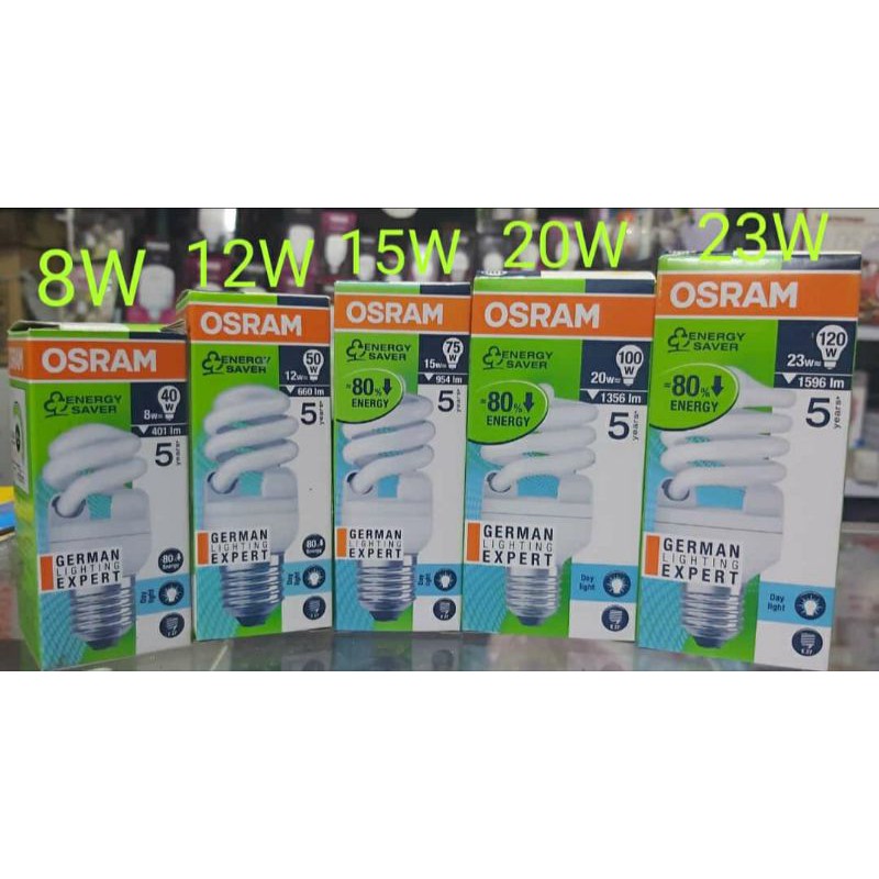 Jual ⚠️⚠️ BELI 5 GRATIS 1 !!! LAMPU OSRAM ULIR TORNADO DULUX STAR ...