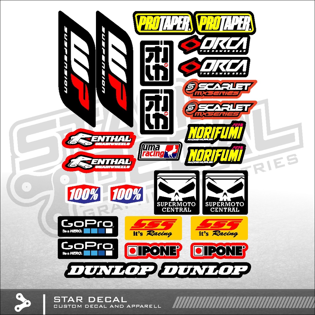 Jual Sticker Pack WP Suspension Cutting Tinggal Tempel | Shopee Indonesia